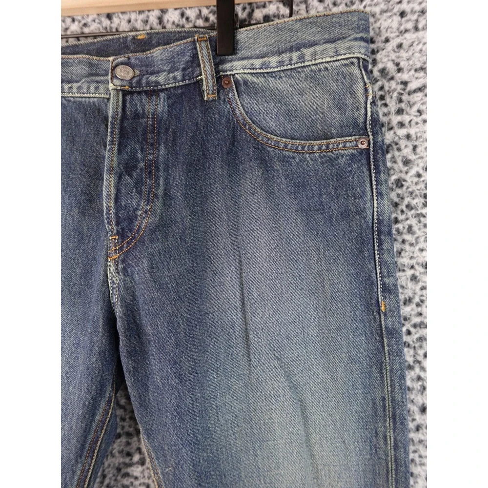 Diesel‎ Library 1995 09C04 W33 L32 Slimt Straight Fit Mens Jeans Blue Sand